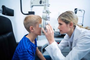 optometrist child pediatric eye exam